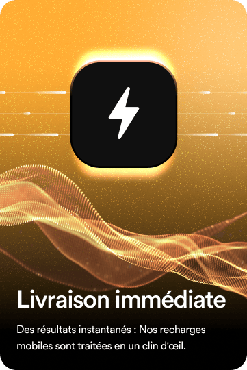 Instant delivery: Instant Results: Our mobile top-ups are processed in the blink of an eye